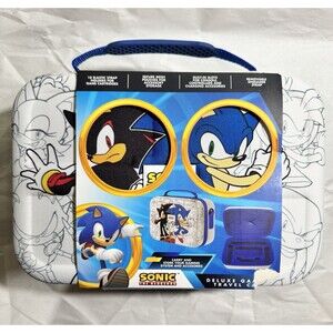 Sega : Sonic the Hedgehog & Shadow : Deluxe Gaming Travel Case : New